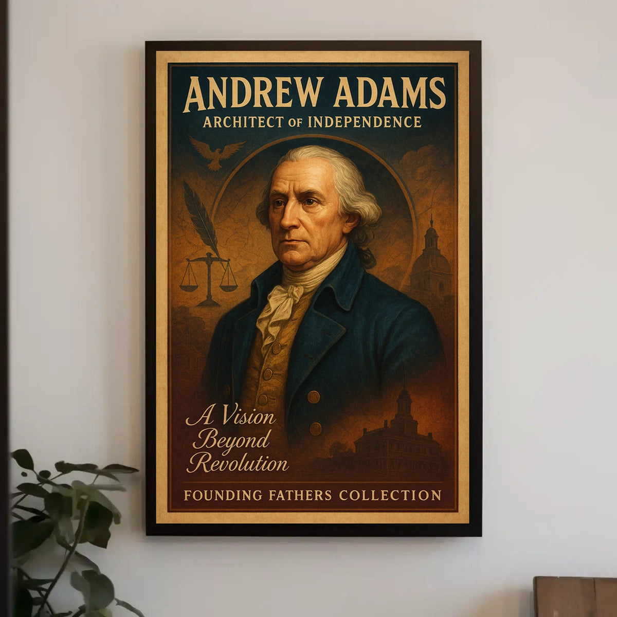 Andrew Adams Architect of Independence Poster