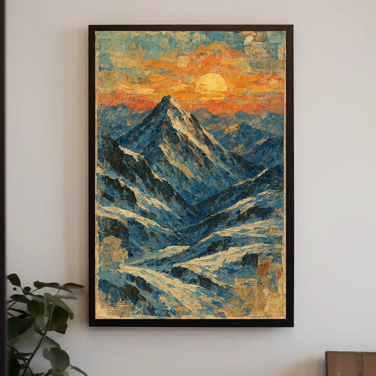 Mountain Sunrise Landscape Heritage Gallery Collection Poster
