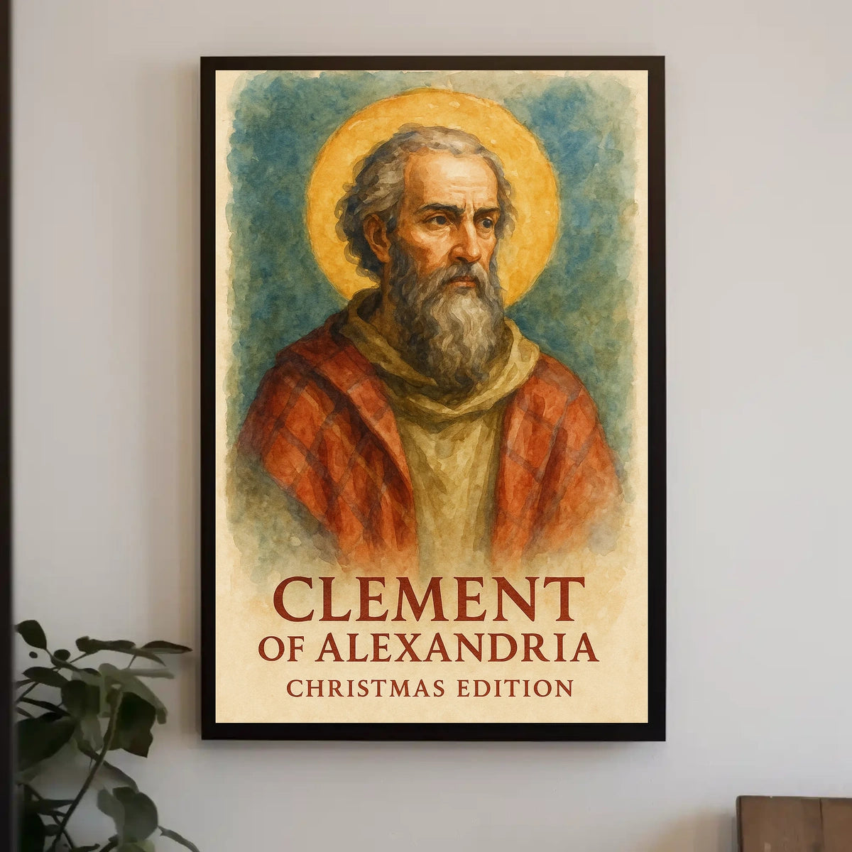 Clement of Alexandria Christmas Art Religious Heritage Poster