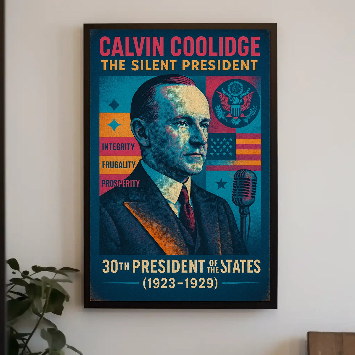Calvin Coolidge 30th President Poster