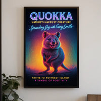 Quokka Natures Happiest Creature Poster