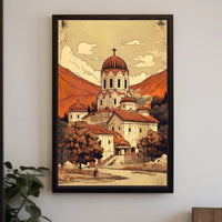 Serene Byzantine Landscape Poster