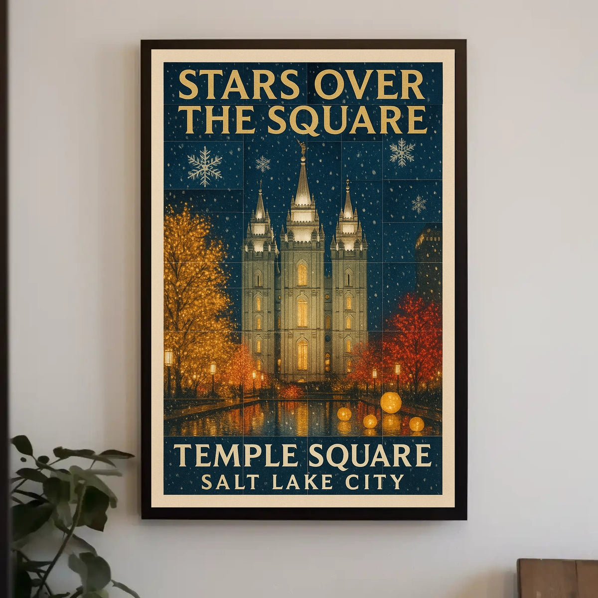 Stars Over Temple Square Poster