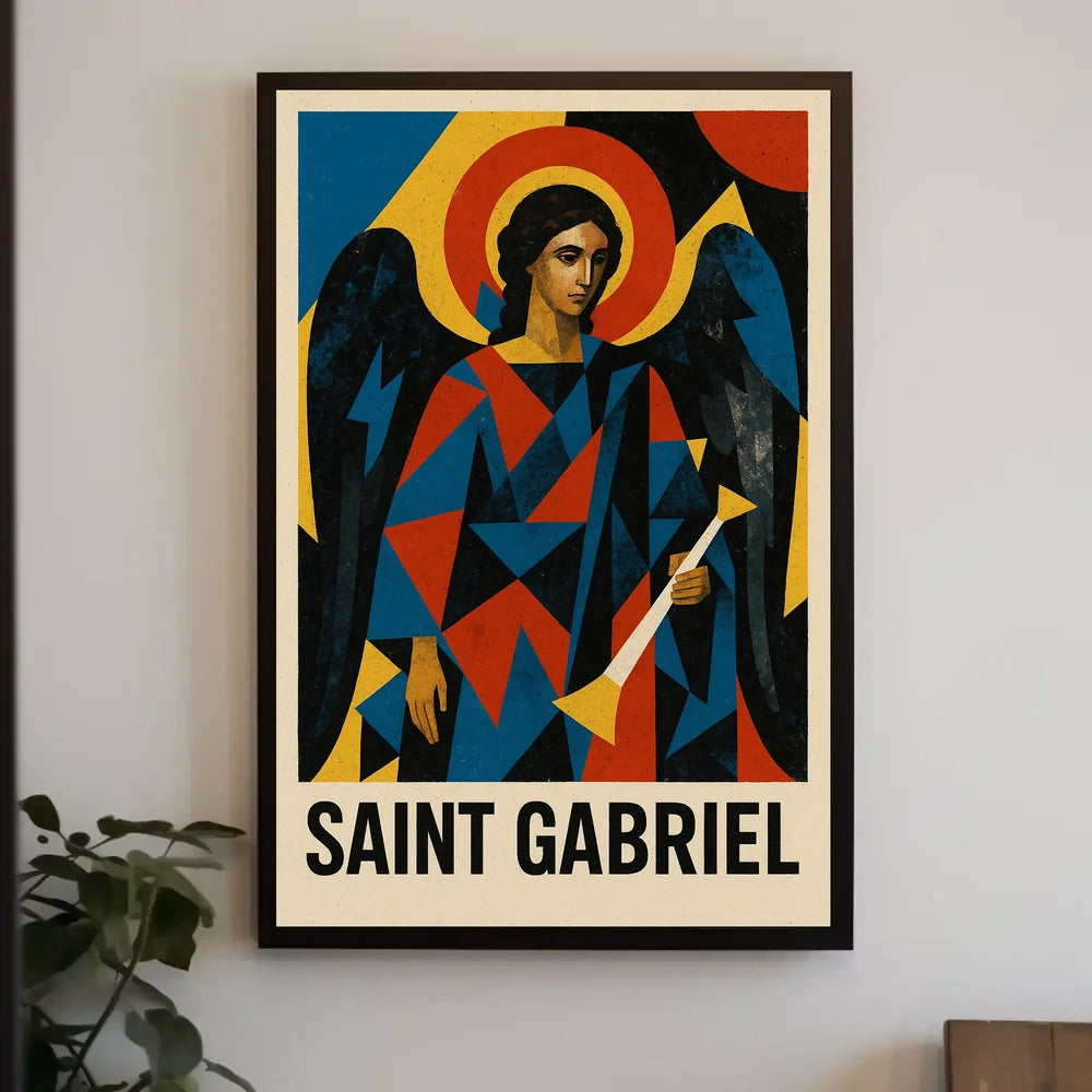Saint Gabriel Religious Iconography Art Poster