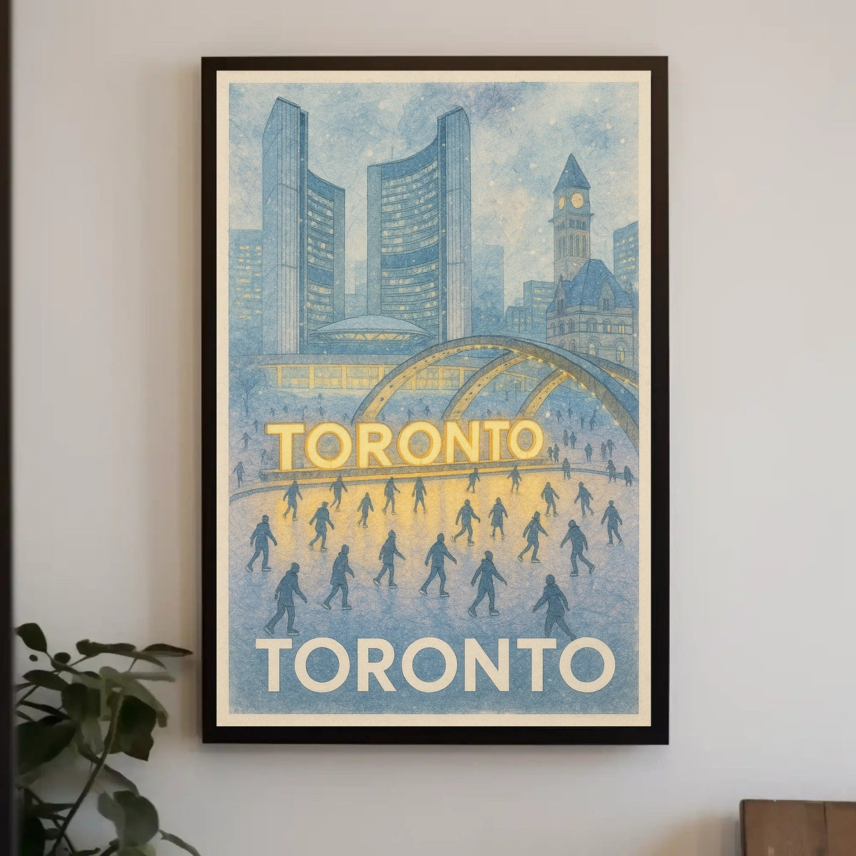 Winter in Toronto Poster