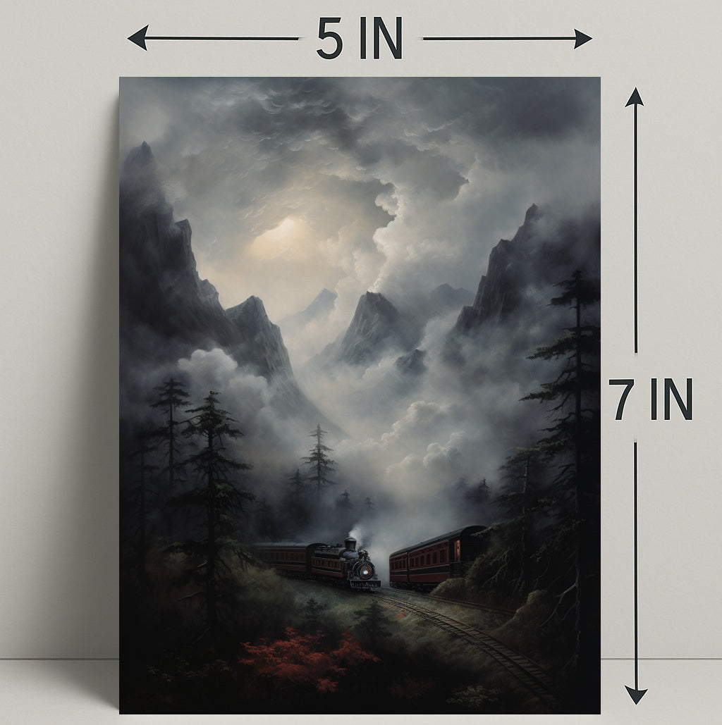 Journey Through The Misty Mountains Poster PosterGoat