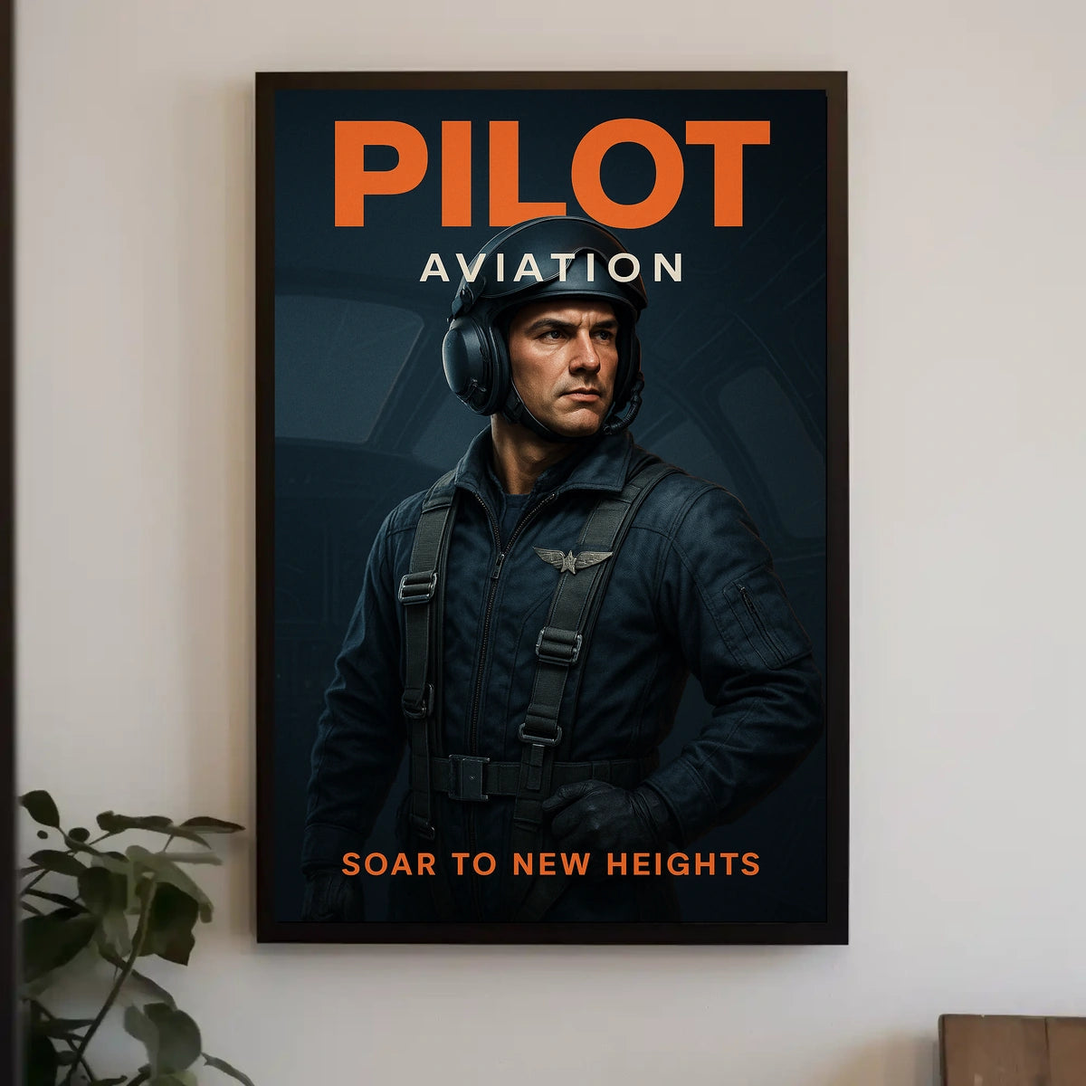 Pilot Aviation Soar to New Heights Poster