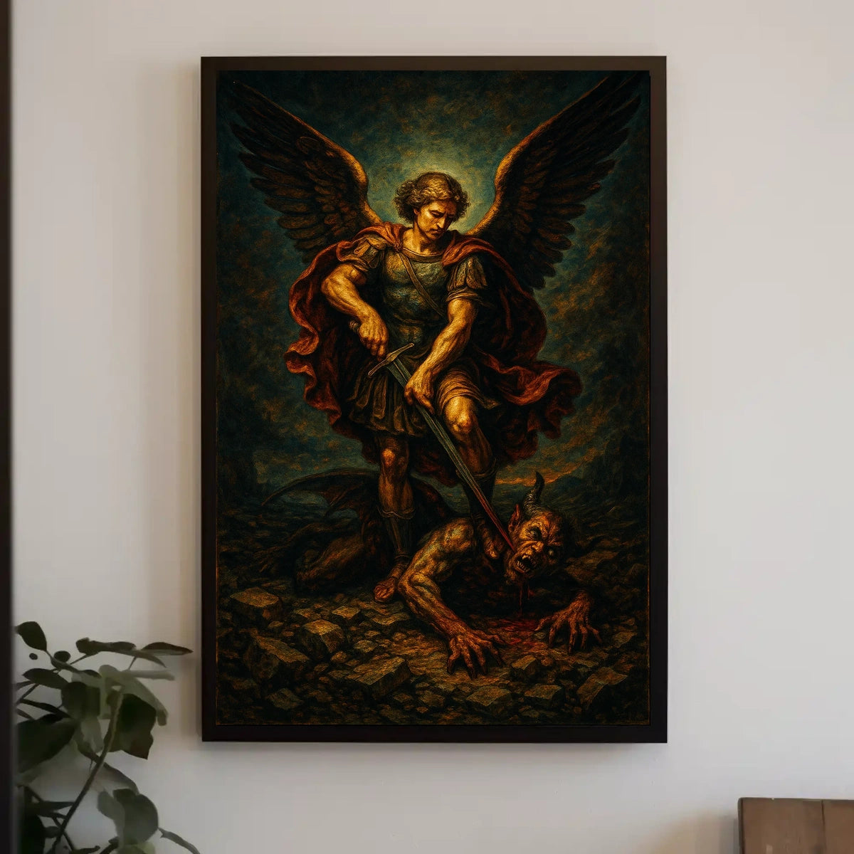 The Triumph Of Archangel Michael Poster