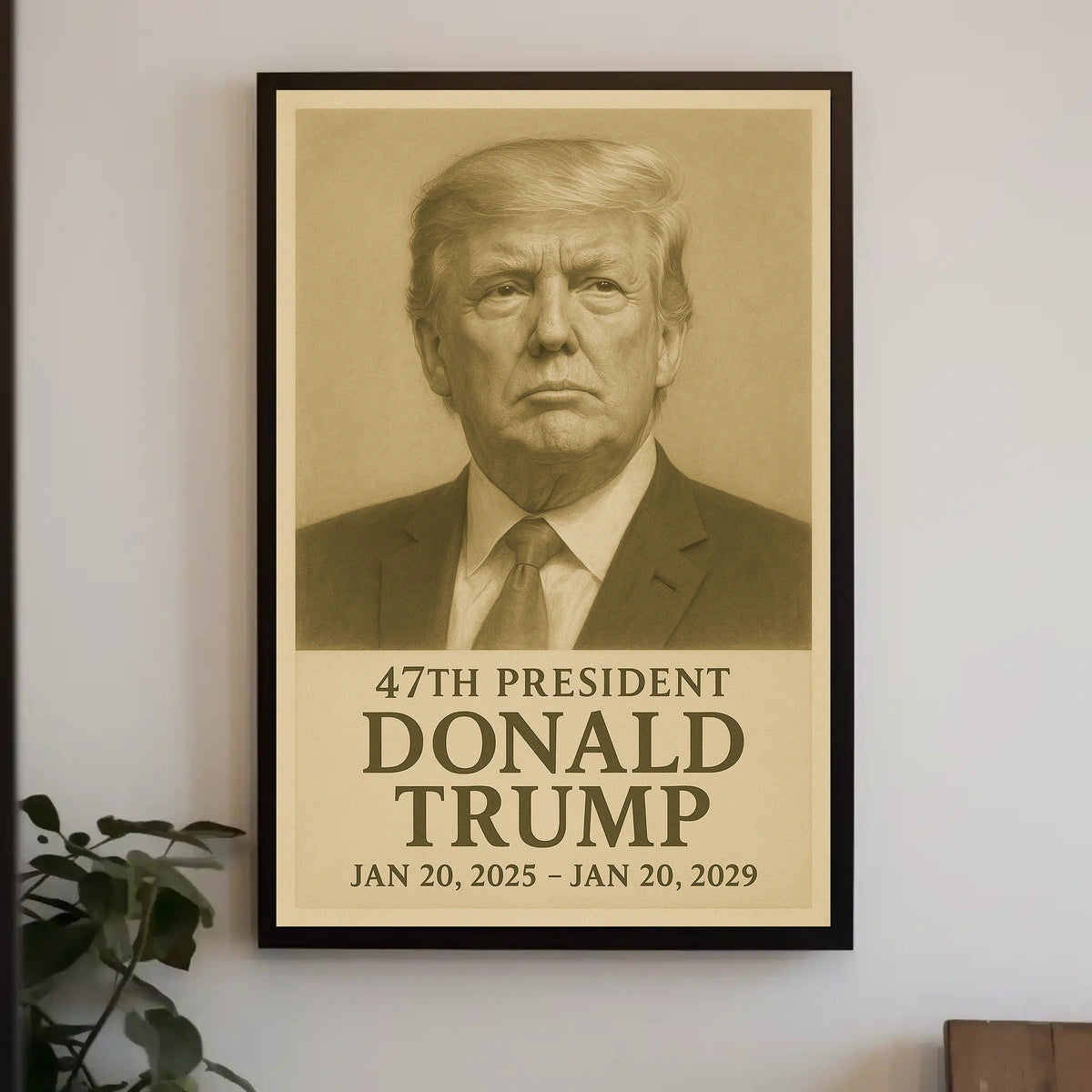 Donald Trump 47th President Poster