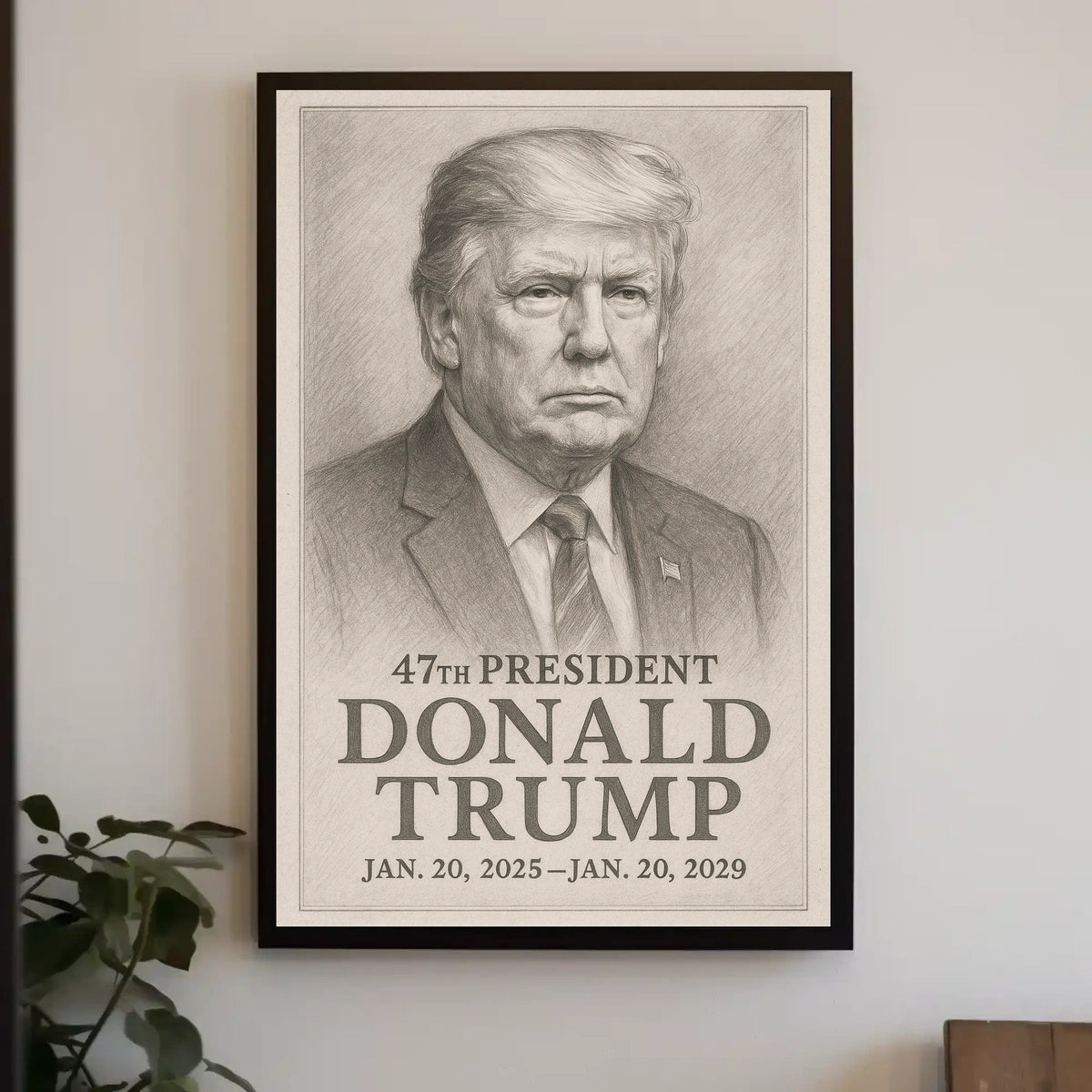 Donald Trump 47th President Poster