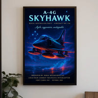 A-4G Skyhawk Royal Australian Navy Aircraft No. 116 Poster
