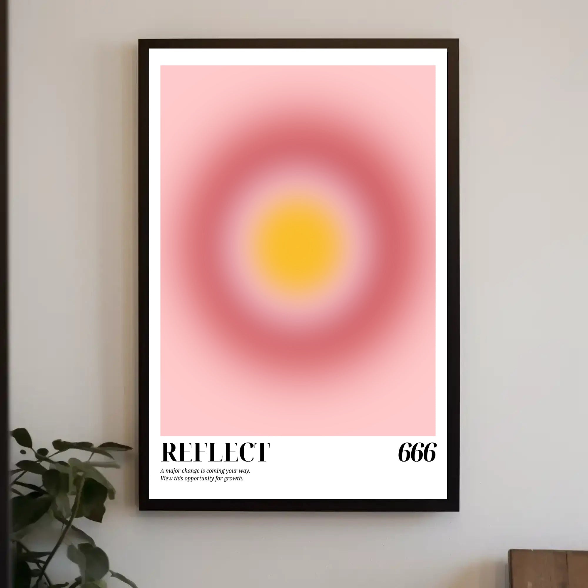 REFLECT 666: Mysterious Abstract Artistic Design Poster PosterGoat