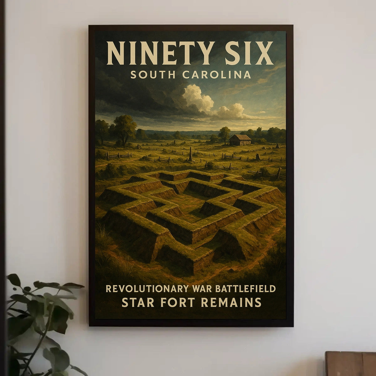 Ninety Six Star Fort Remains Poster