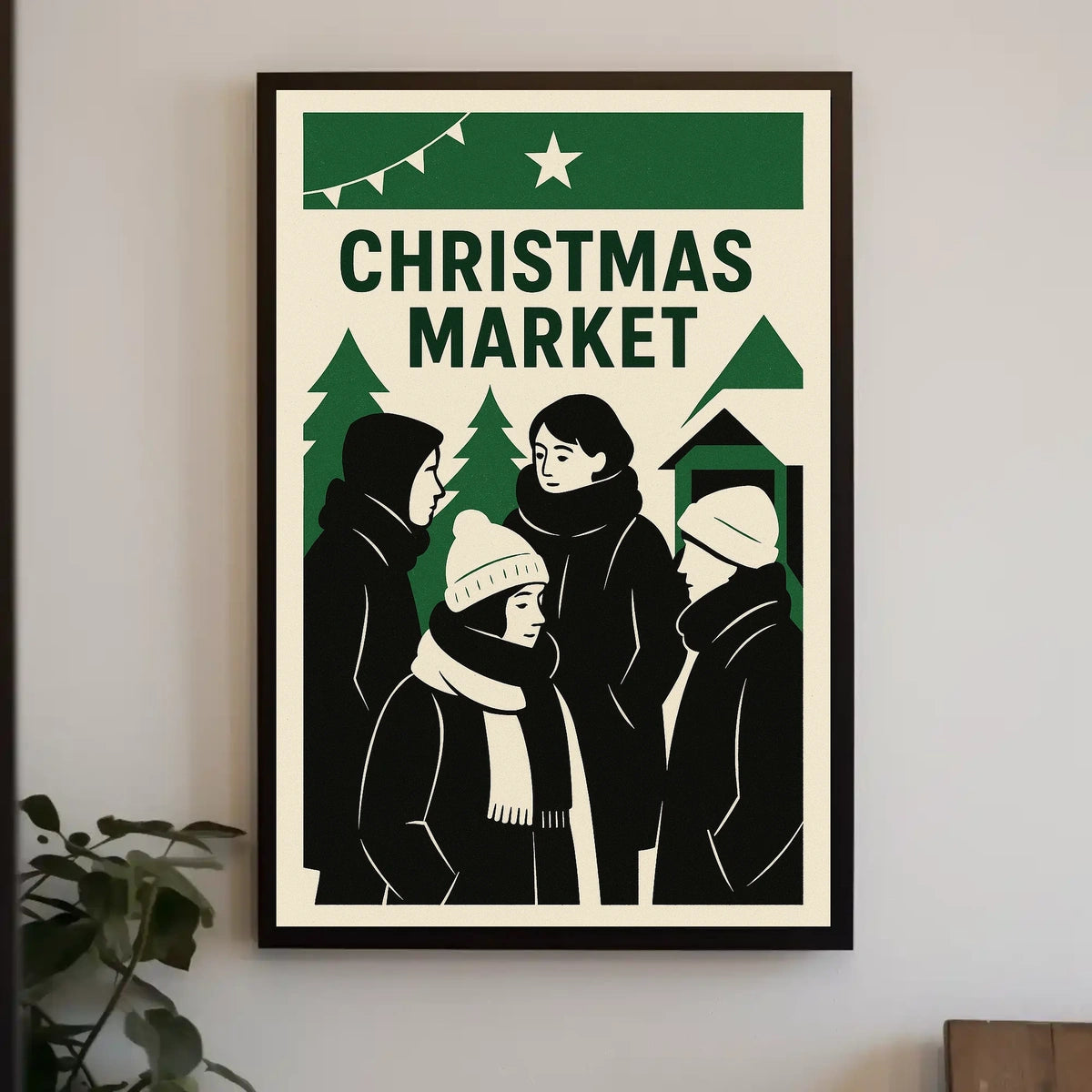 Christmas Market Celebration Poster