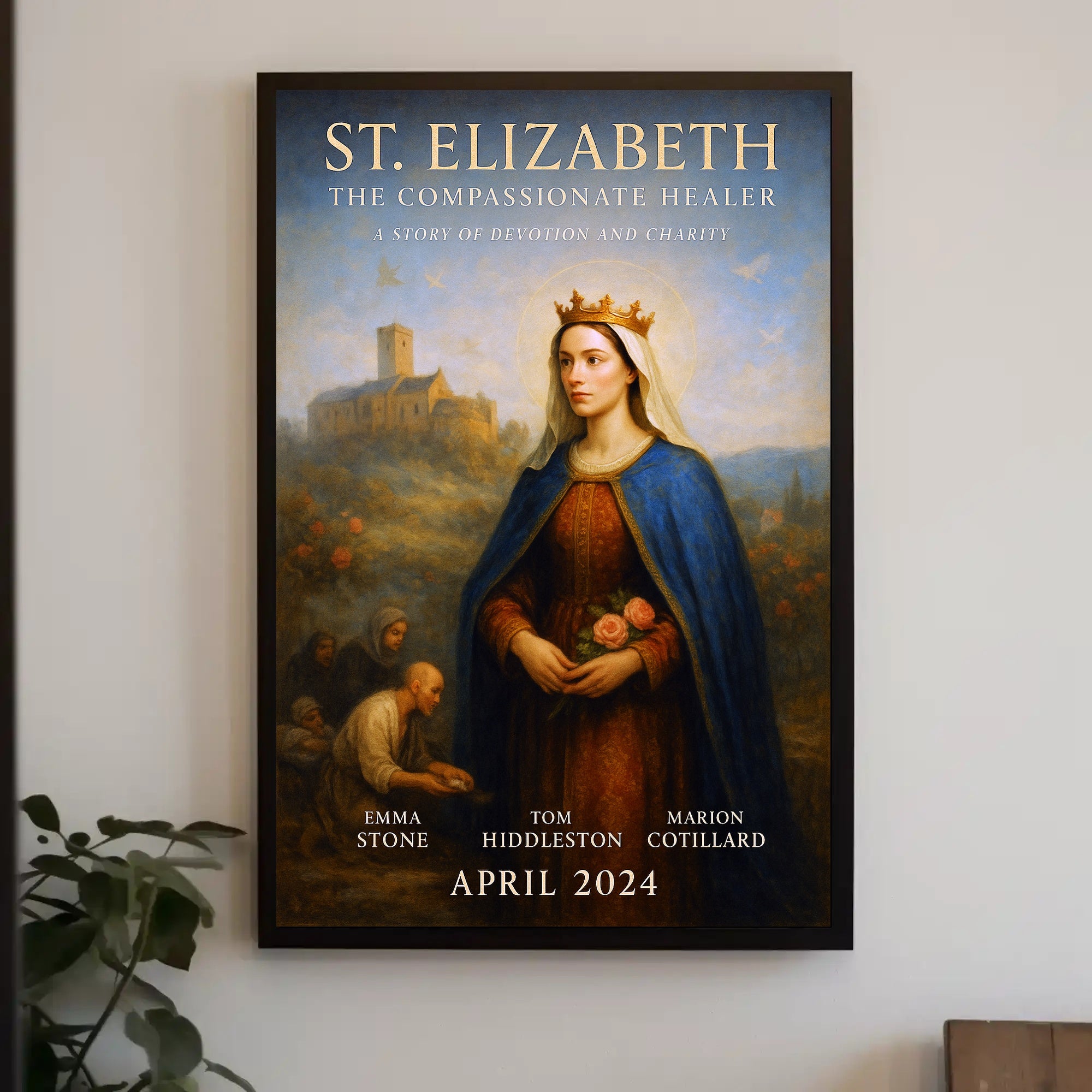 St. Elizabeth The Compassionate Healer Poster PosterGoat