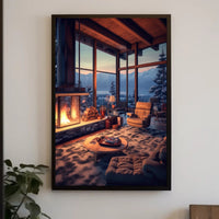 Cozy Winter Retreat Poster