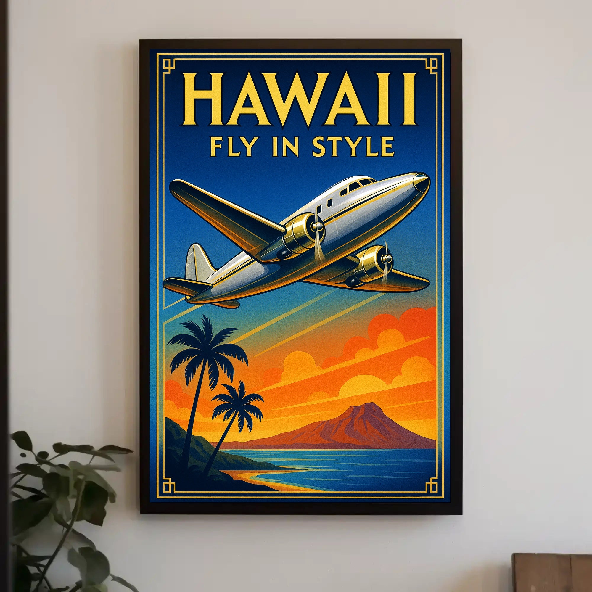 Hawaii Fly in Style Poster PosterGoat
