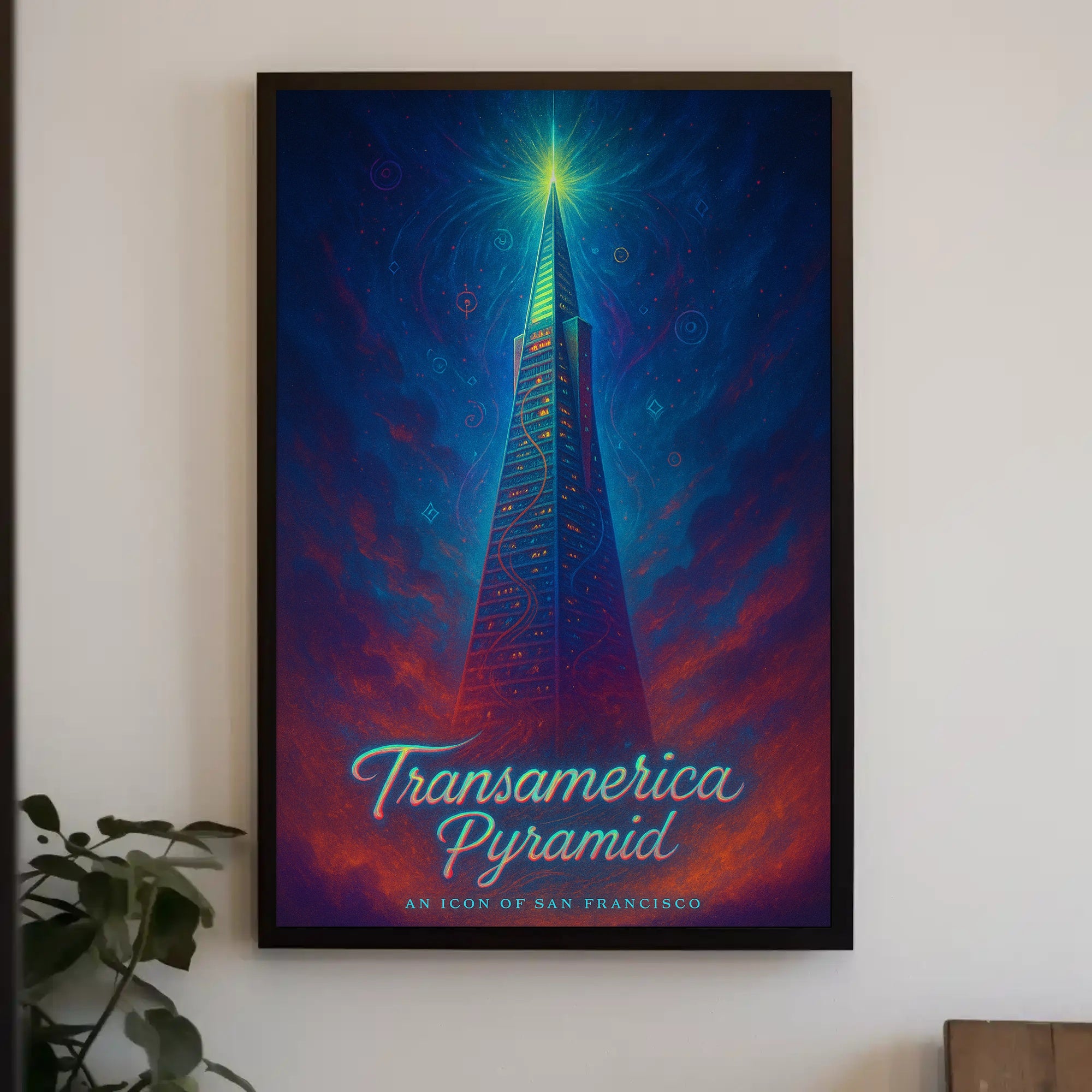 Transamerica Pyramid San Francisco Poster Modern Print