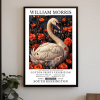William Morris Exhibition Vintage Art Poster