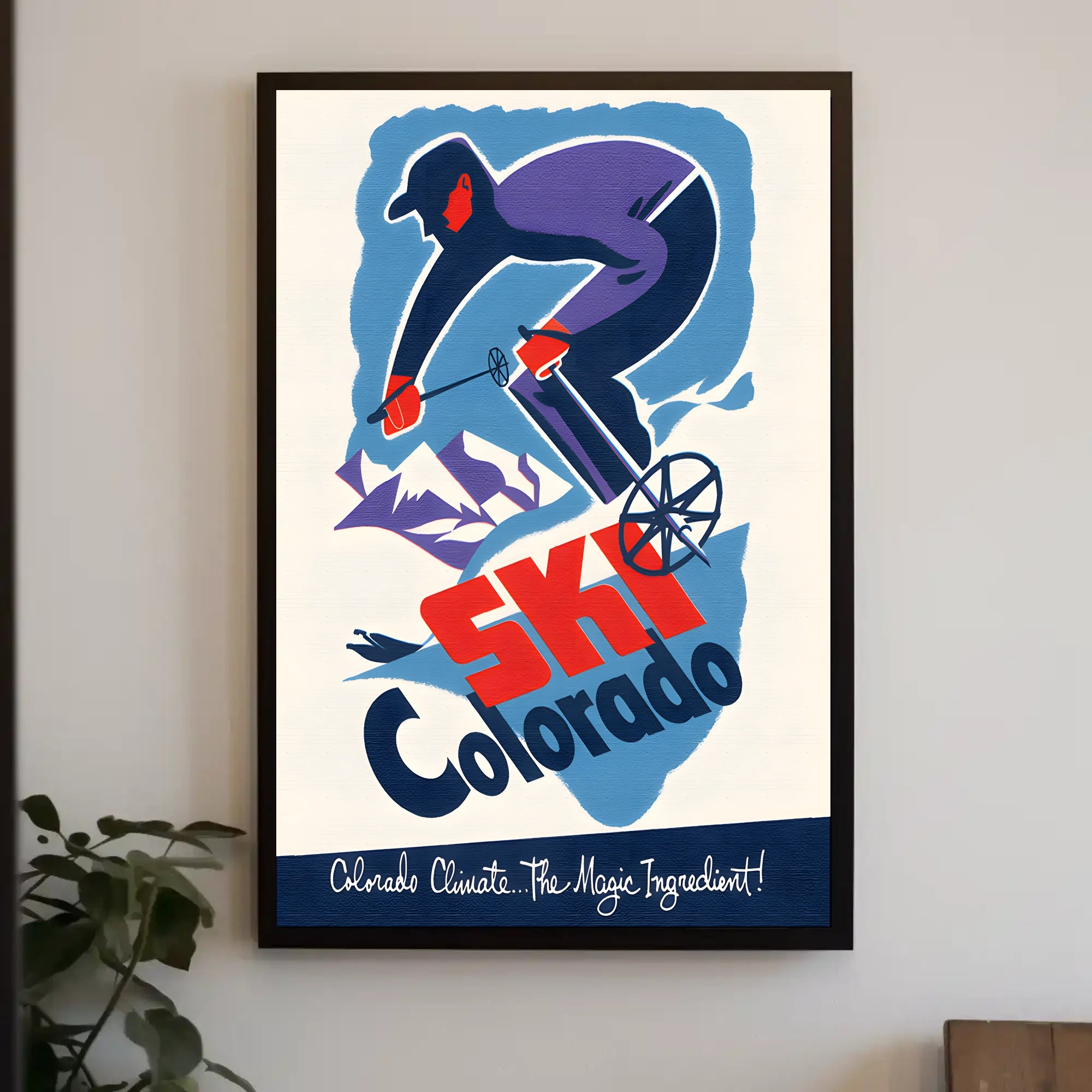 Ski Colorado Poster PosterGoat