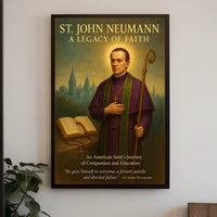 St. John Neumann A Legacy of Faith Poster
