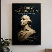 George Washington The Legacy of Leadership Poster