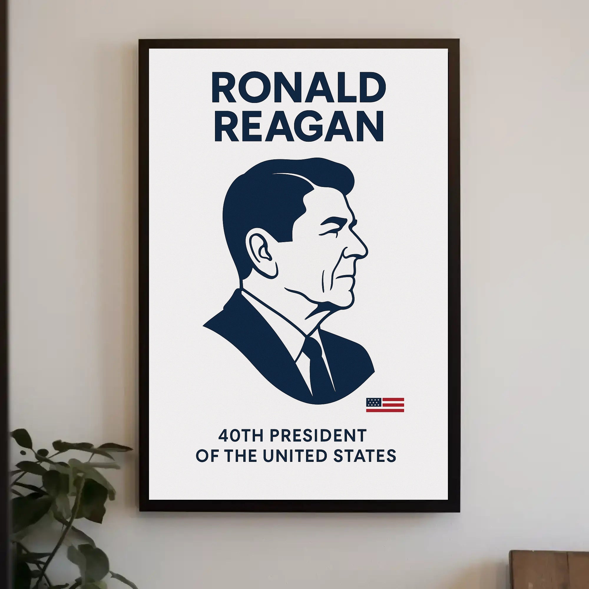 Ronald Reagan 40th President Poster