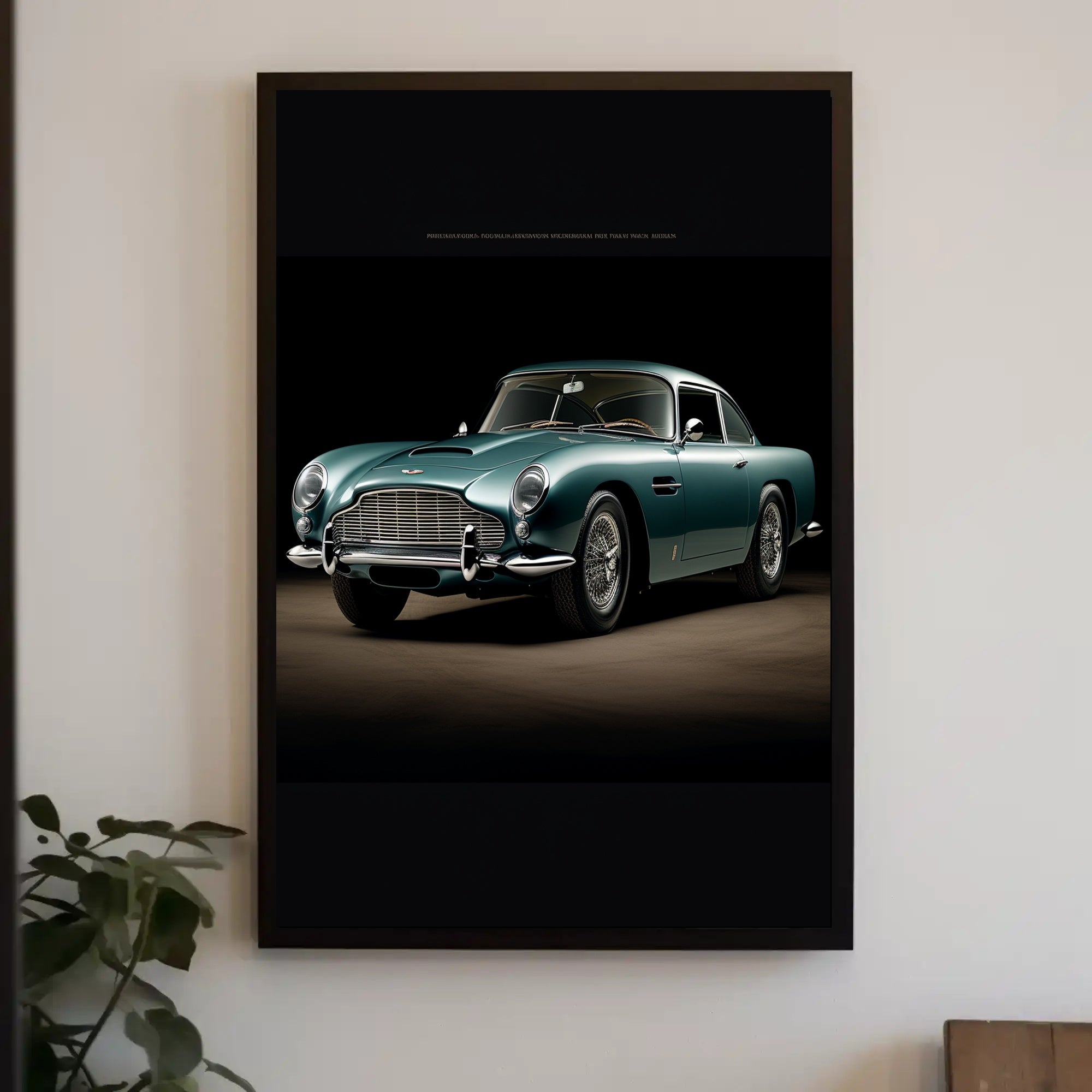 Classic Luxury Car Showcase Poster PosterGoat