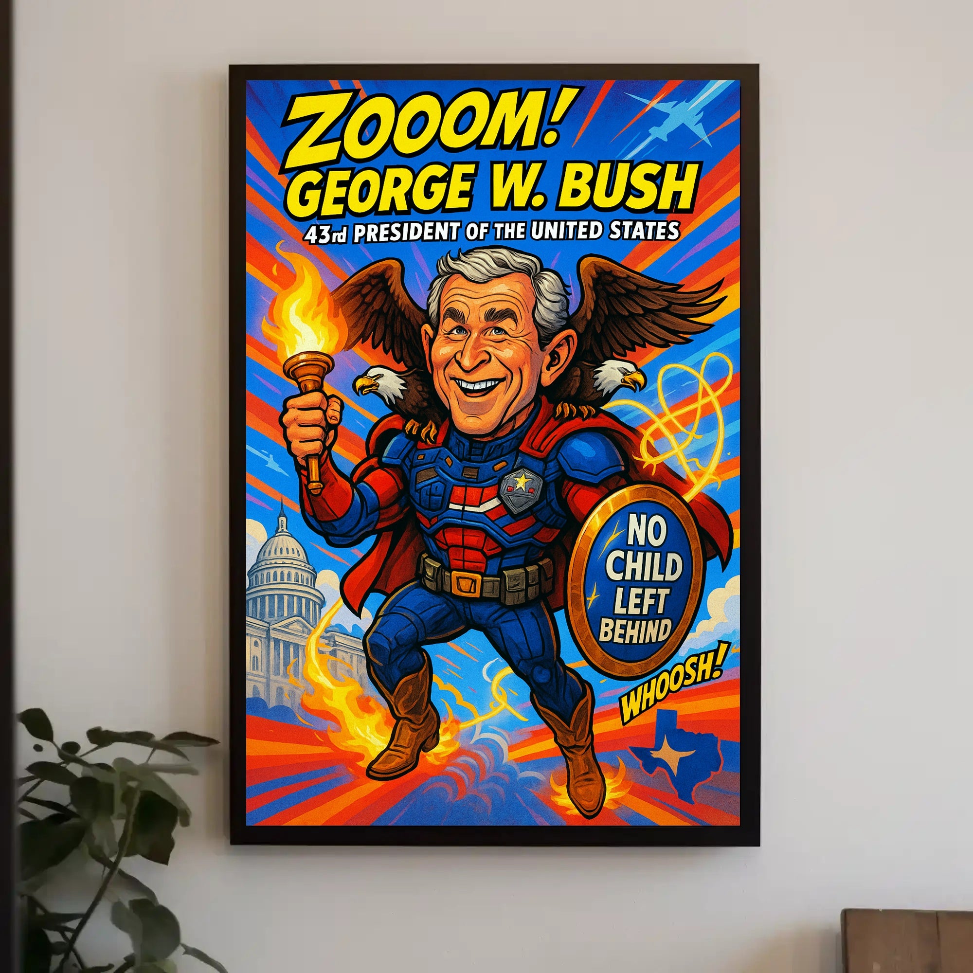 George W. Bush 43rd President Poster PosterGoat