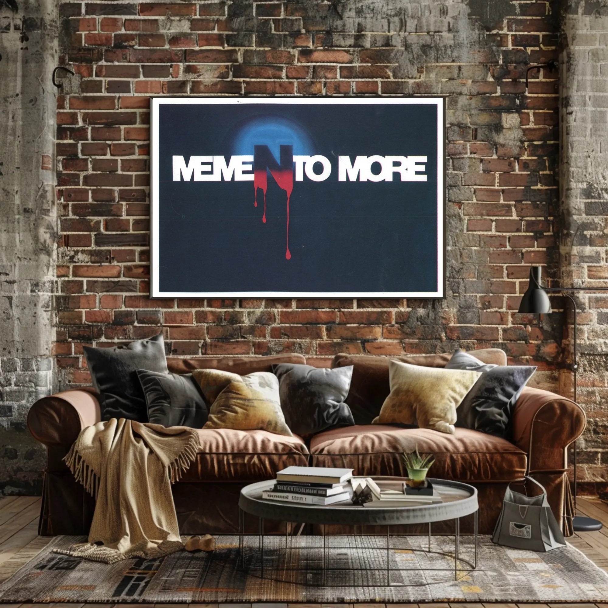 Evocative Typography with Dark Imagery Poster