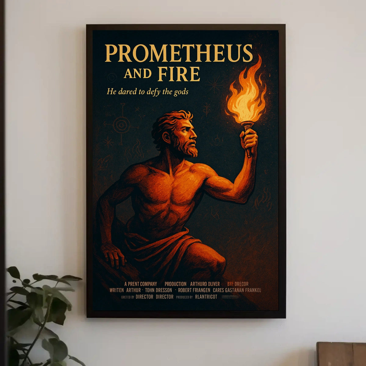 Prometheus and Fire Poster