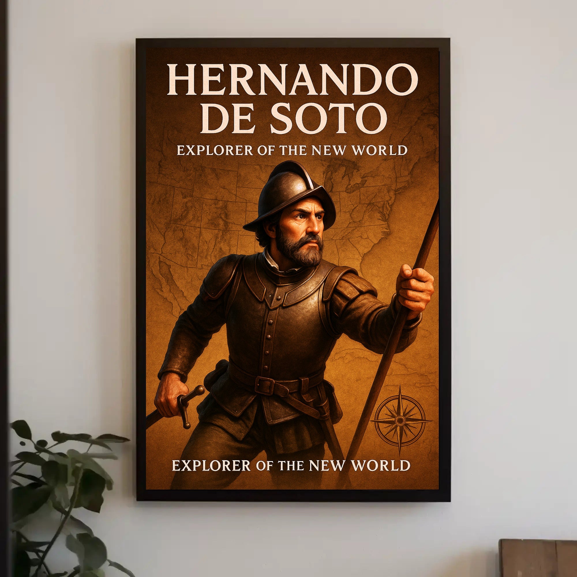 Hernando de Soto Explorer of the New World Poster PosterGoat