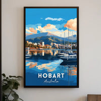 Hobart Scenic Harbor Travel Poster