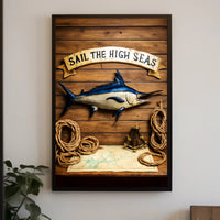 Sail the High Seas Poster PosterGoat