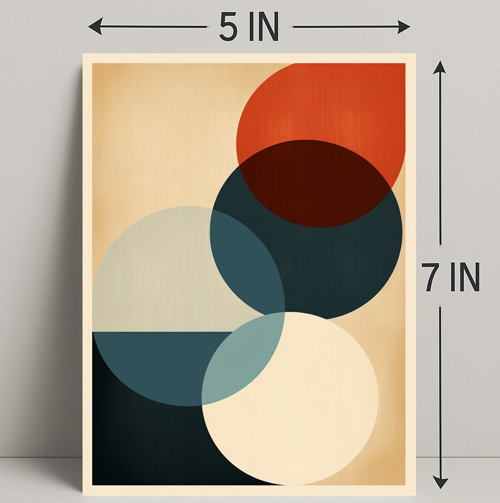 Abstract Geometric Harmony Abstract Poster