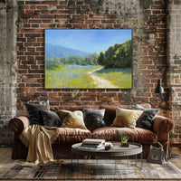 Serene Summer Landscape Poster