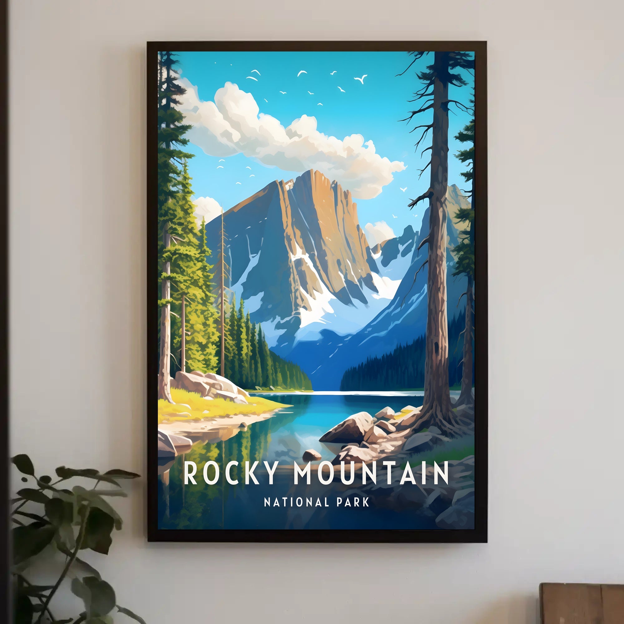 Rocky Mountain National Park Scenic Poster Print