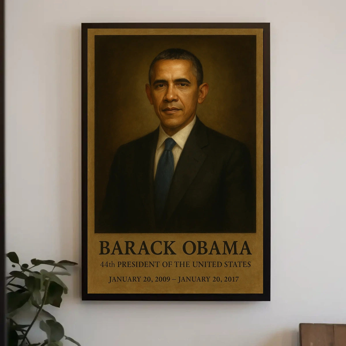 Barack Obama Presidential Portrait Historical or Presidential Poster