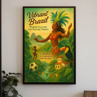 Vibrant Brazil Poster