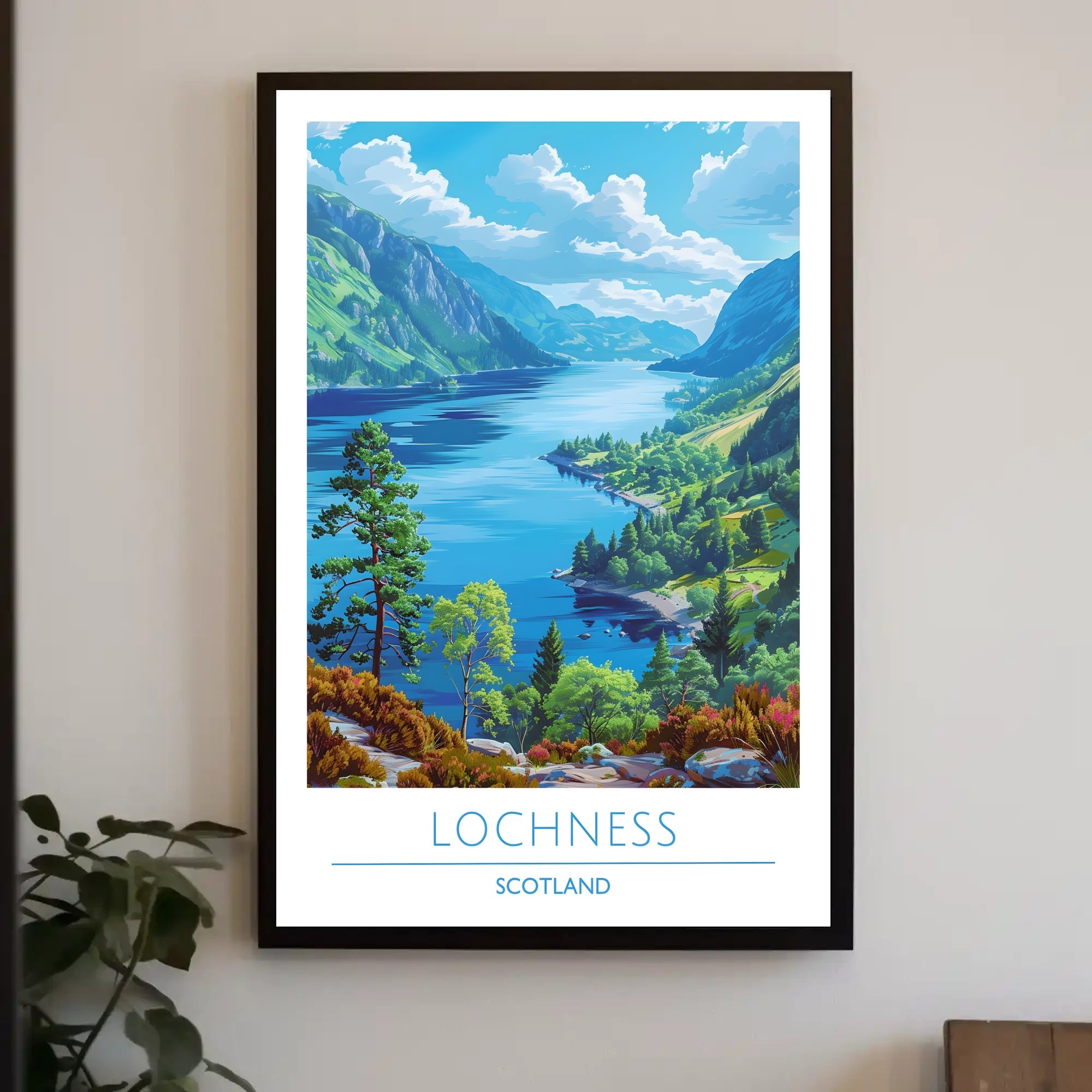 Scenic Loch Ness Poster