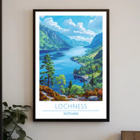 Scenic Loch Ness Poster
