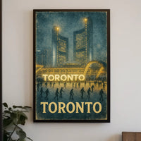 Toronto Winter Scene Poster