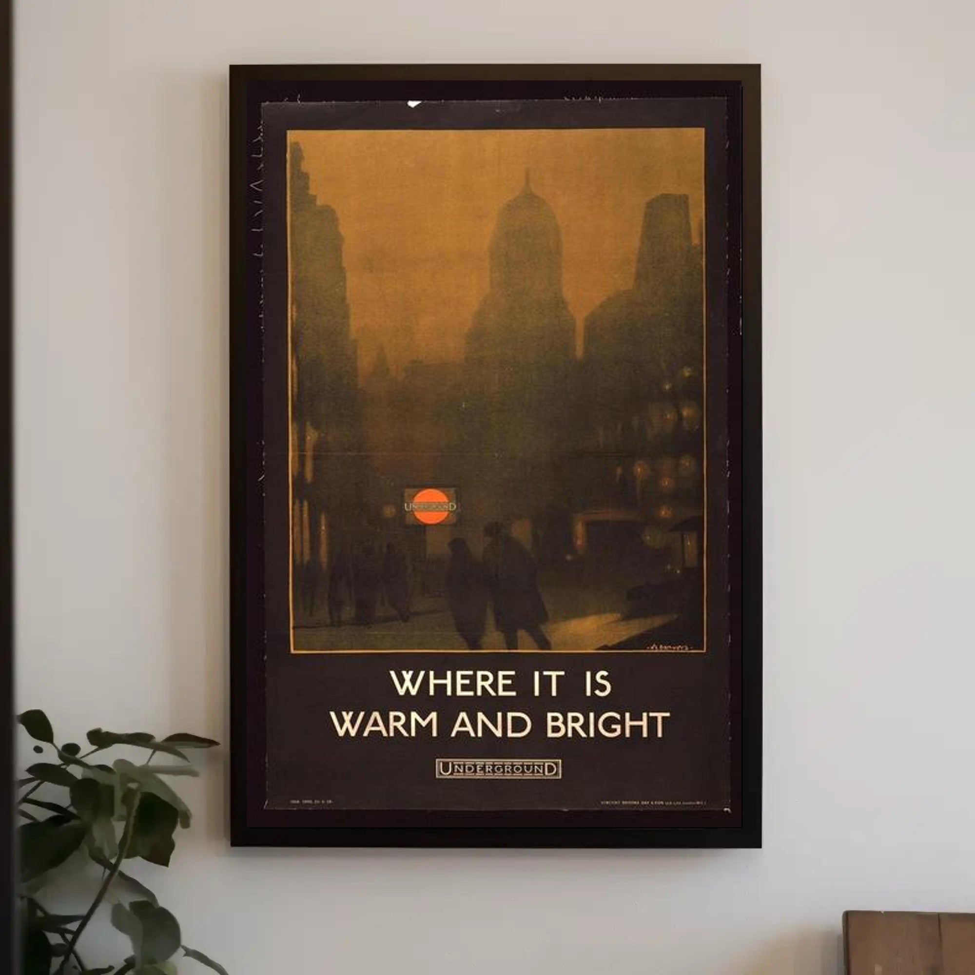 Warm and Bright Underground Poster PosterGoat