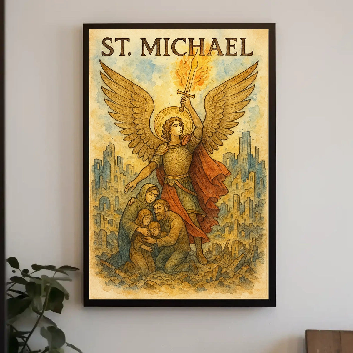 St. Michael Protector Of The Faithful Poster