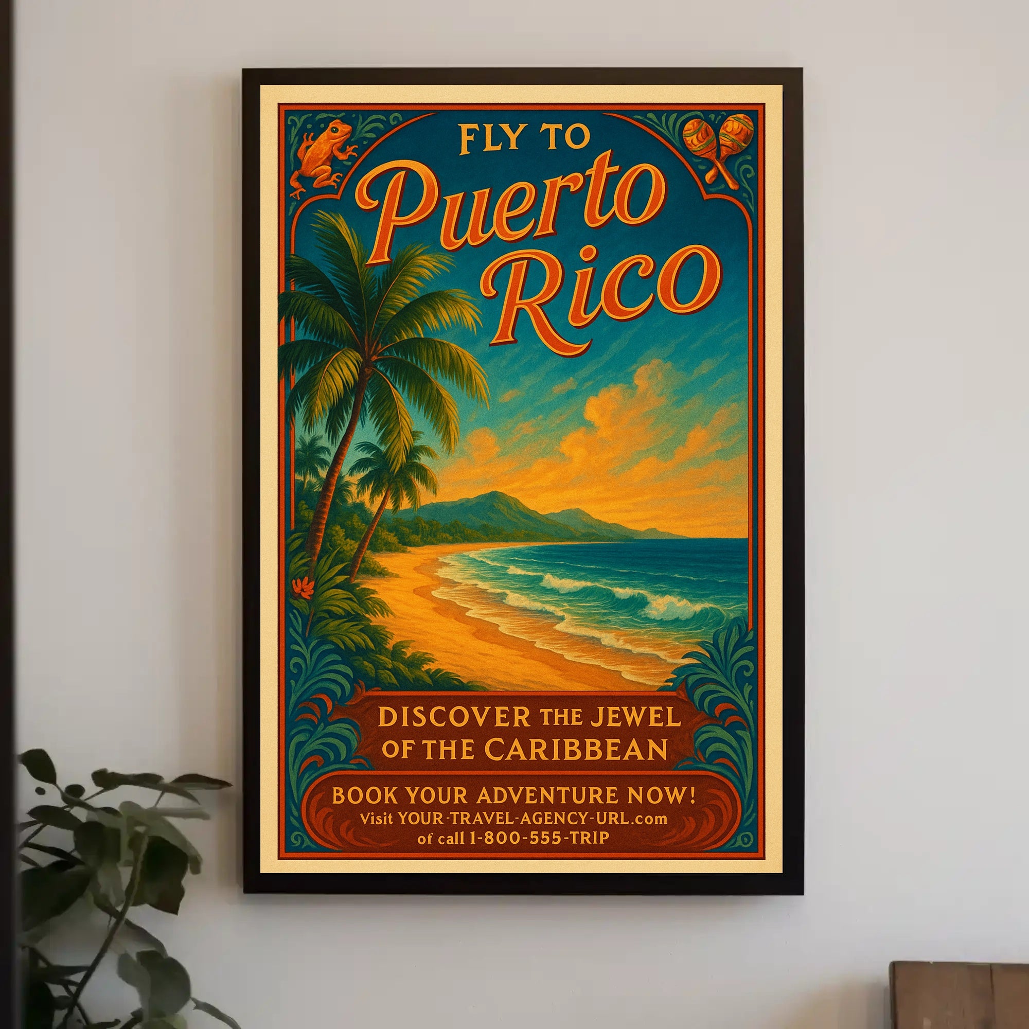 Discover The Jewel Of The Caribbean Poster