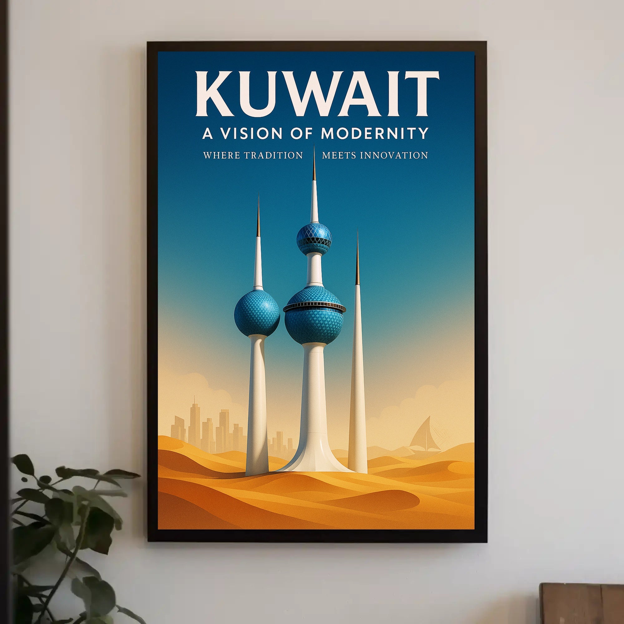 Kuwait - A Vision of Modernity Poster PosterGoat