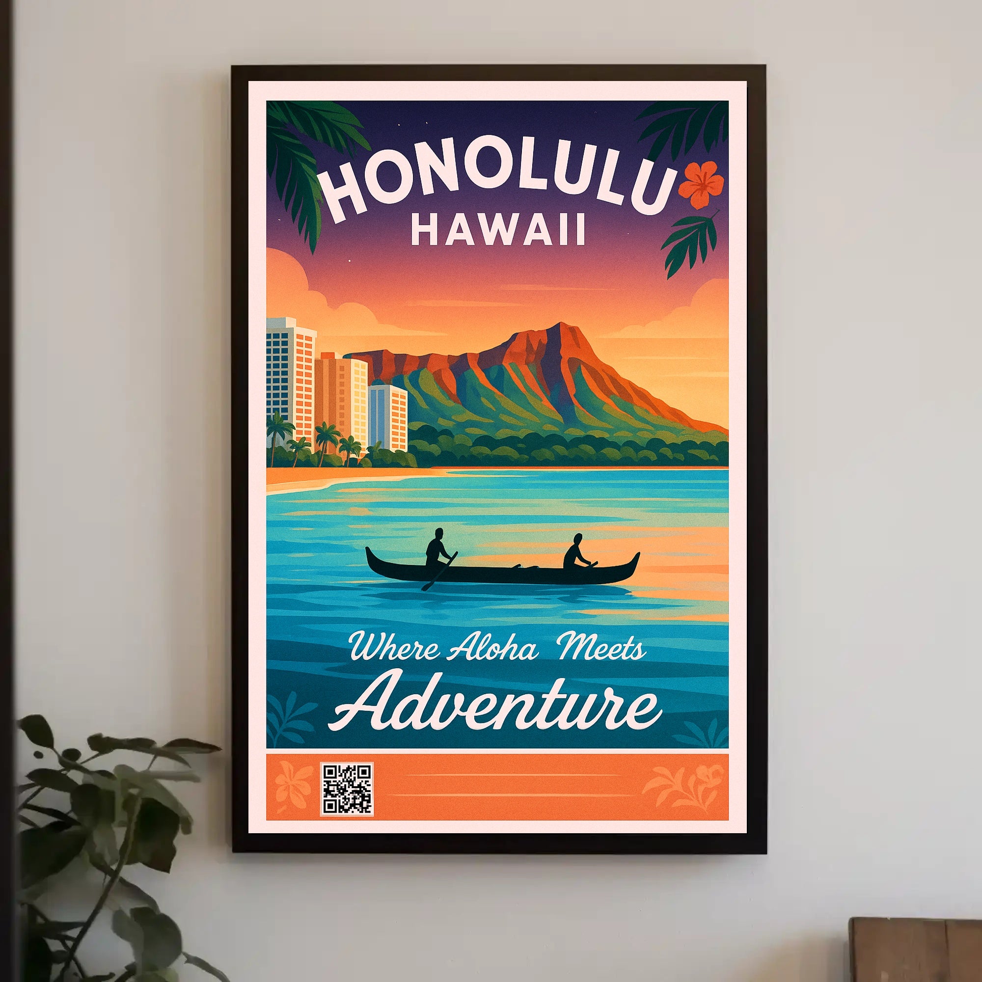 Honolulu Adventure Poster PosterGoat
