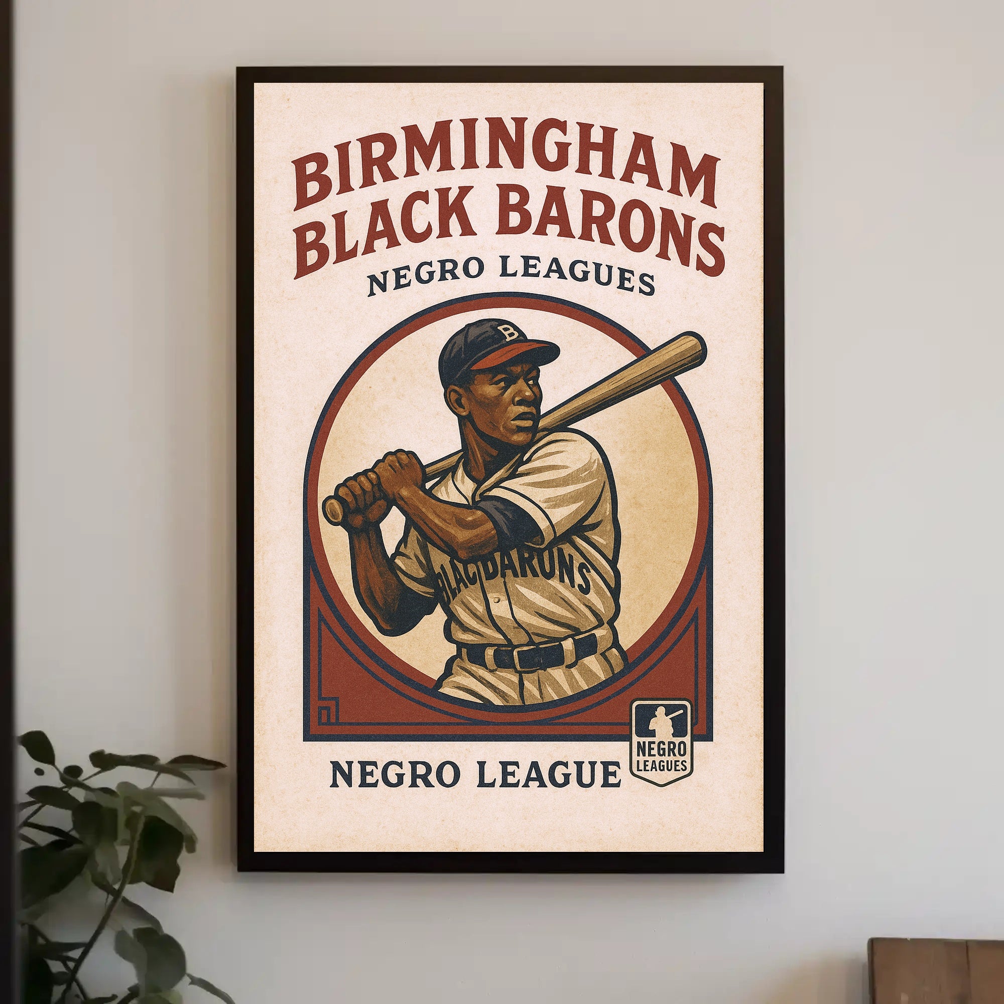 Birmingham Black Barons Negro Leagues Poster PosterGoat