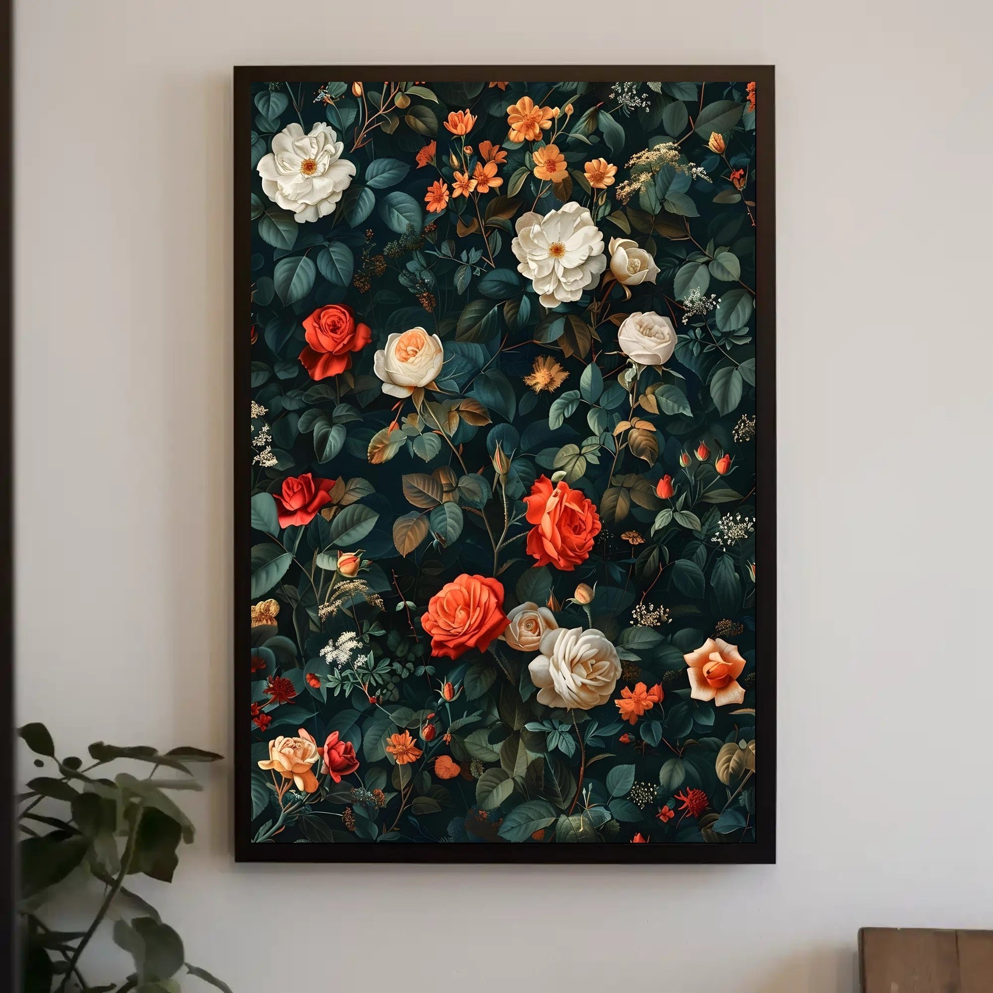 Lush Floral Beauty Botanical Art Poster