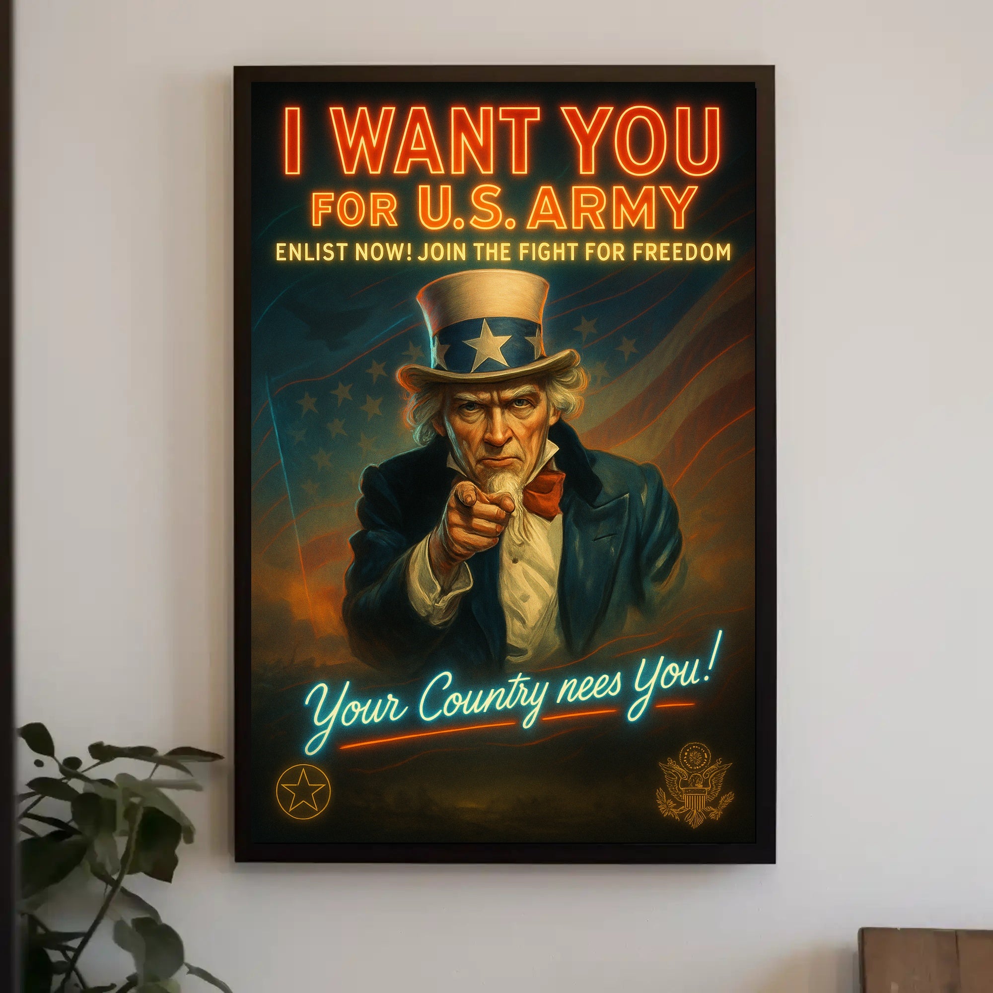 Join the U.S. Army for Freedom Poster